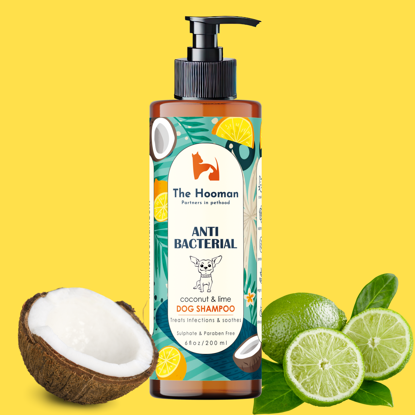 Anti Bacterial Coconut & Lime dog shampoo