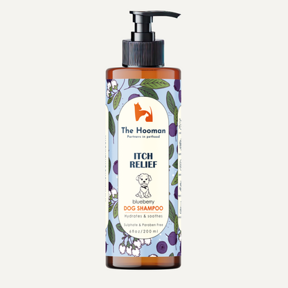 Itch Relief dog shampoo Blueberry