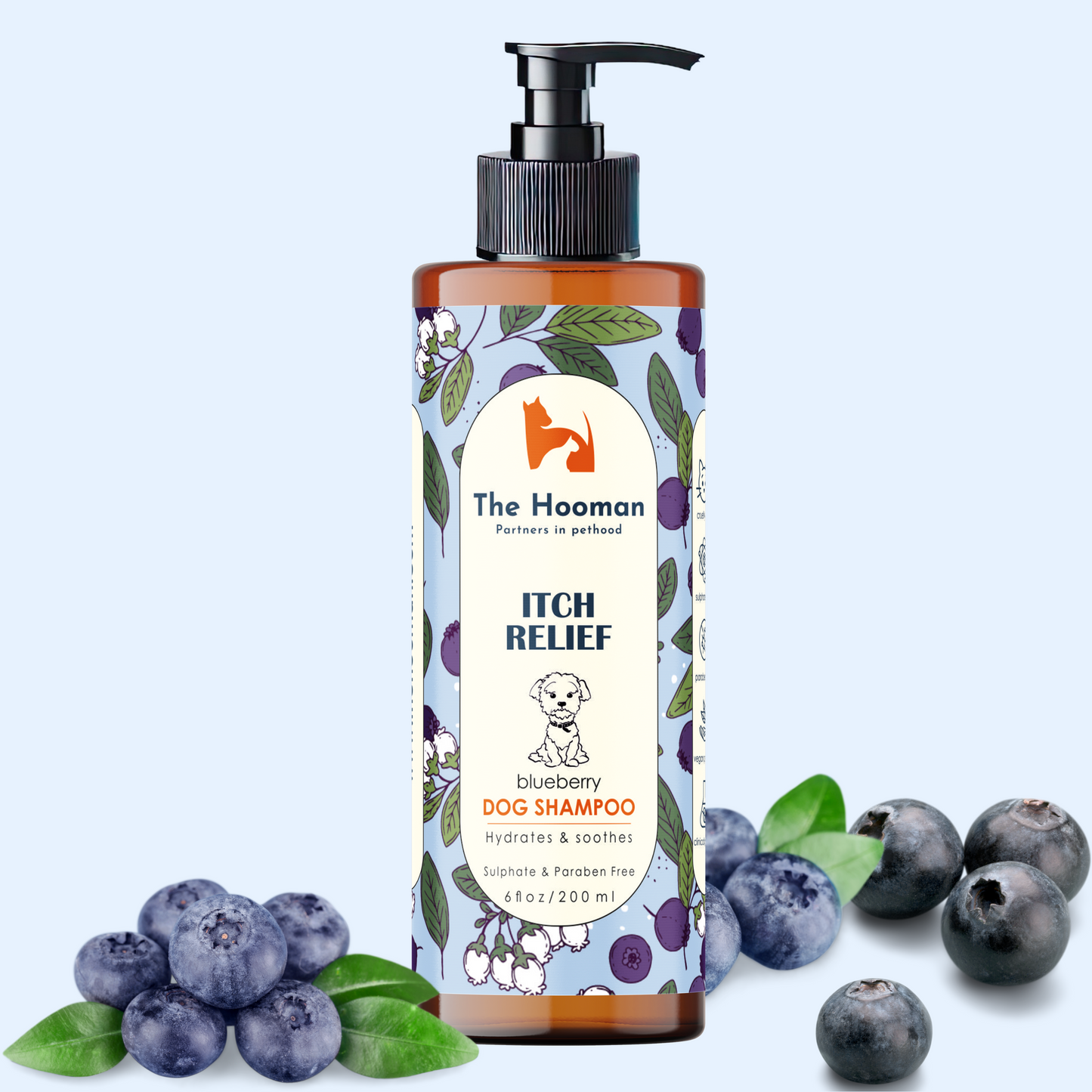 Itch Relief dog shampoo Blueberry