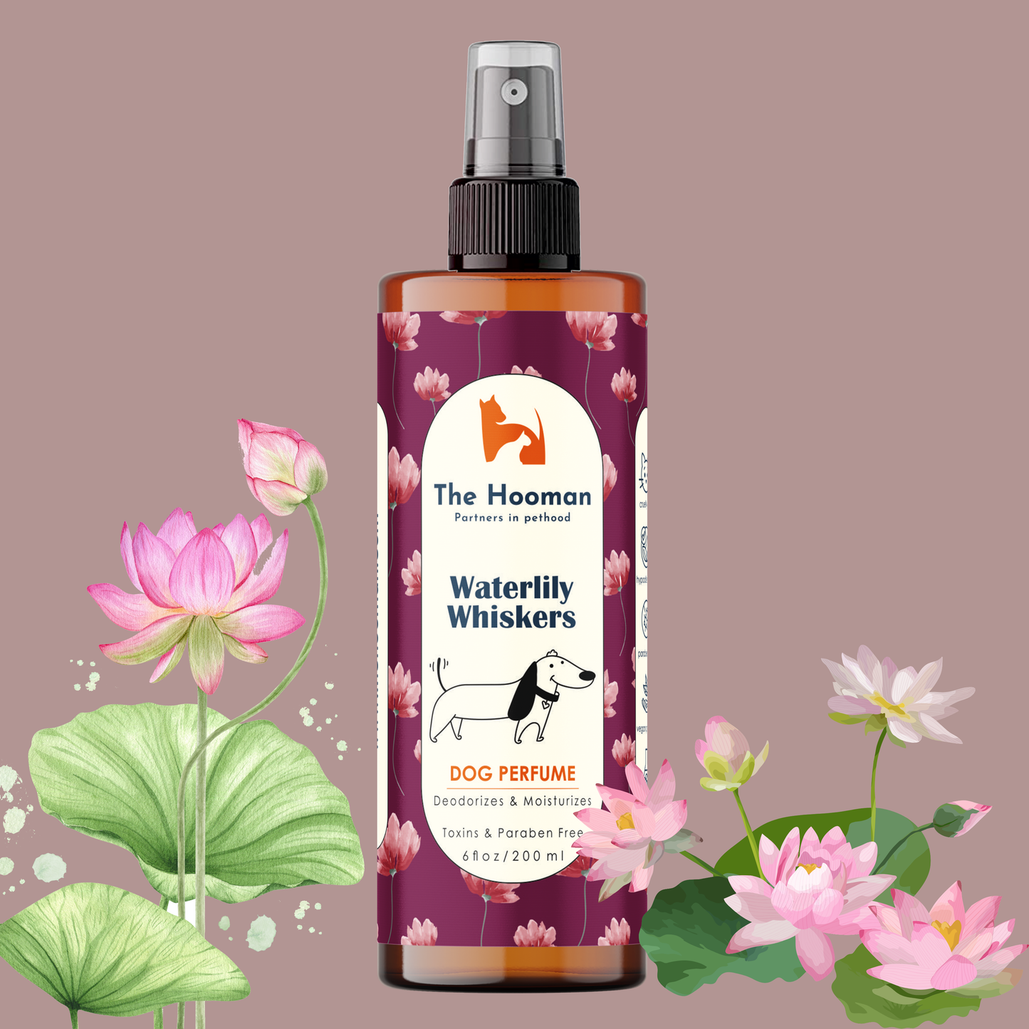 Waterlily Whiskers dog perfume