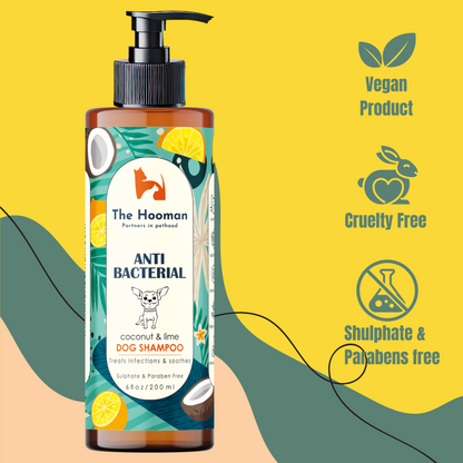 Anti Bacterial Coconut & Lime dog shampoo