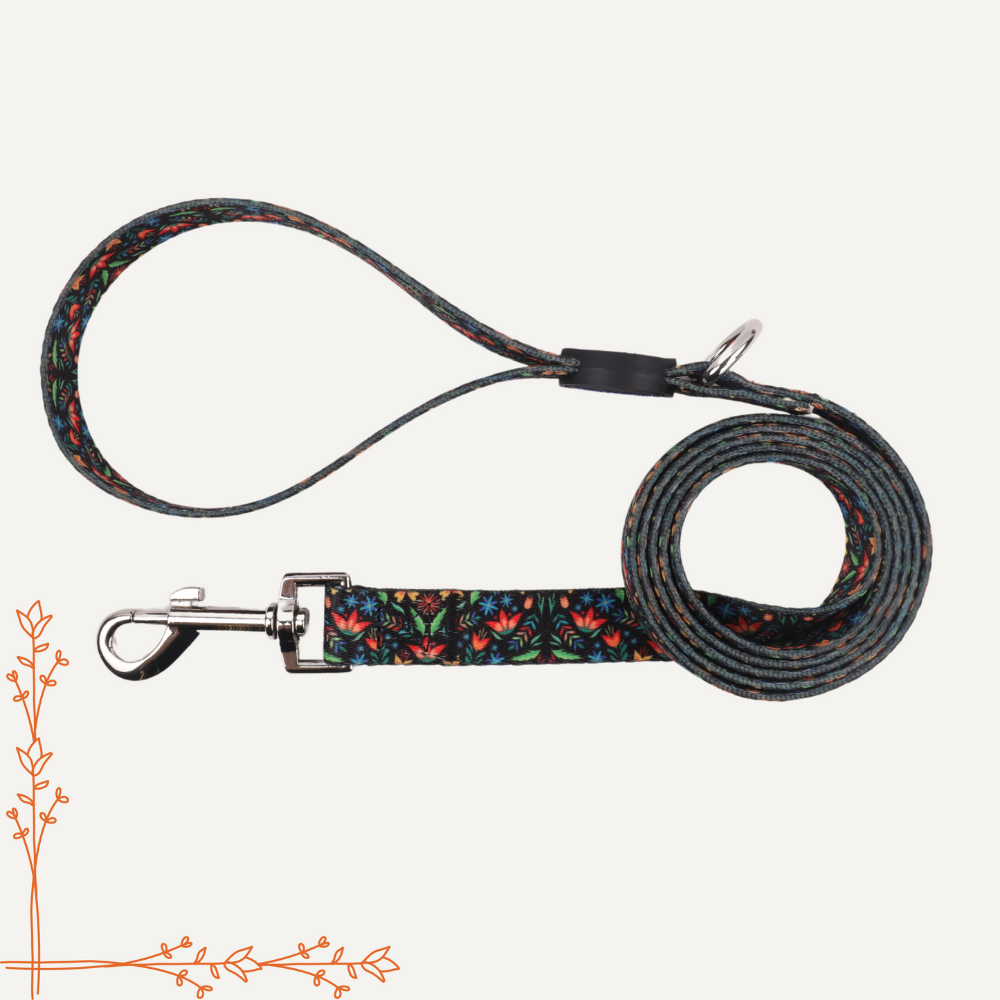 Flower Palette Collar & Leash