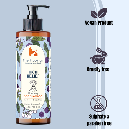 Itch Relief dog shampoo Blueberry